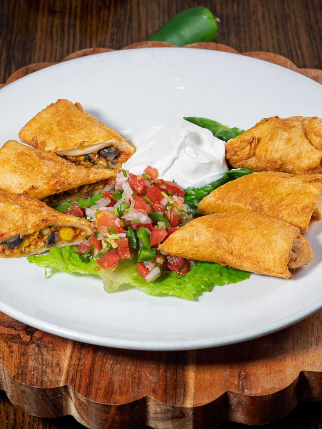 Southwestern taquitos at Tekila Mexican Bar & Grill